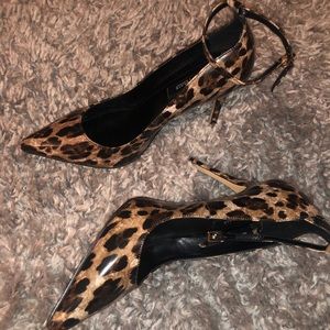 White House black market leopard heels